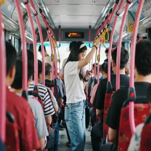 If listening loud music on Singapore bus, will cost you!
